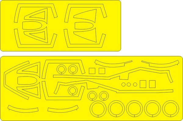 F101C Voodoo Airbrush Masks - ADVANCED - (Valom) NWAM0252