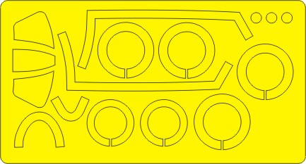 North American F86F-30 Sabre Airbrush Masks - BASIC - (Hasegawa) NWAM0260