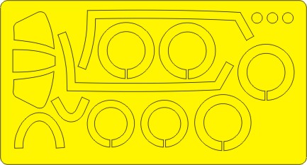 North American F86F-30 Sabre  Airbrush Masks - BASIC - (Hasegawa)  NWAM0260