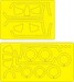 North American F86F-30 Sabre Airbrush Masks - EXPERT - (Hasegawa) NWAM0262