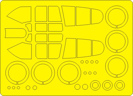 P40E/K Warhawk BASIC painting Masks (Hasegawa)  NWAM0379