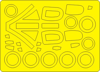F4D-1 Skyray BASIC painting Masks (Tamiya) NWAM0416
