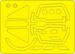 Suchoi Su17M-4 Fitter K BASIC painting Masks (Hobby Boss) NWAM0422