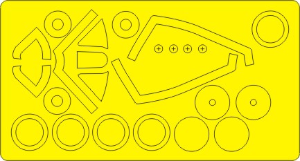 F80A/C Shooting Star BASIC painting Masks (Hobby Boss) NWAM0454