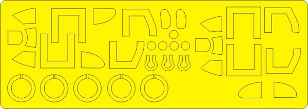 Yakovlev Yak1 (early) EXPERT Painting Masks (Modelsvit) NWAM0501