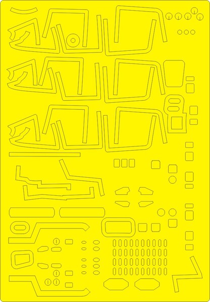 PLA J16 ADVANCED Painting Masks (Hobby Boss) NWAM0506