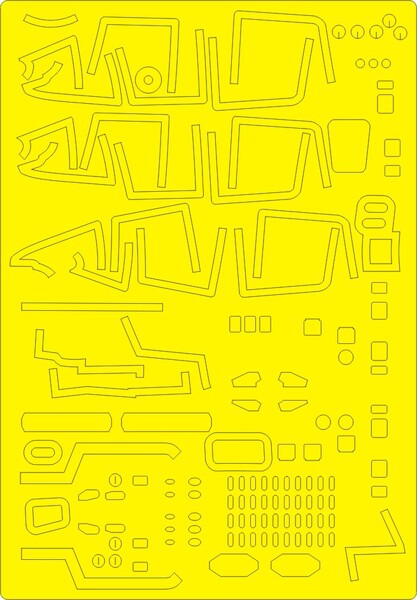 PLA J16 EXPERT Painting Masks (Hobby Boss) NWAM0507