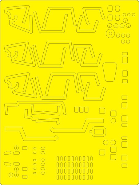PLA J11B EXPERT Painting Masks (Hobby Boss) NWAM0513