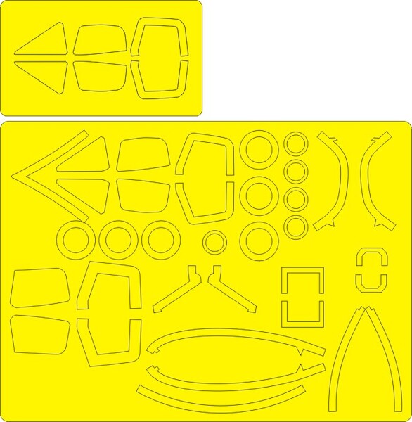 F106A Delta Dart EXPERT Painting Masks (Meng) NWAM0667
