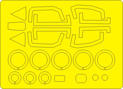 Mikoyan MiG15UTI BASIC Painting Masks (Trumpeter)  NWAM0671