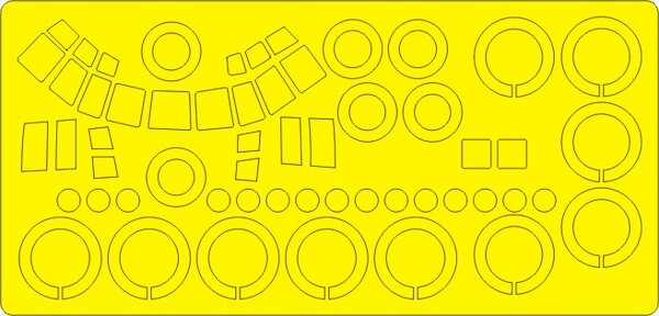 C130 Hercules BASIC Painting Masks (Italeri) NWAM0673
