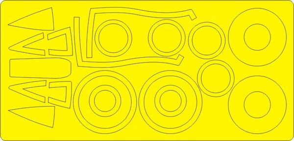 A10A/C Thunderbolt BASIC Painting Masks (Italeri) NWAM0678
