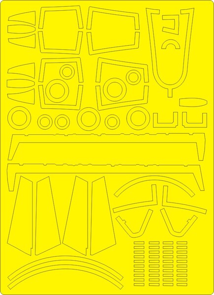 F14A Tomcat VF143 'Pukin Dogs EXPERT Painting Masks (Academy 12583) NWAM0701