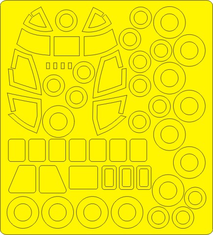 H53 Sea Stallion BASIC Painting Masks (Fujimi) NWAM0702