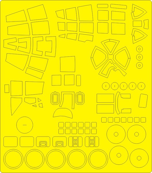 Heinkel He111H-20 BASIC Painting Masks (ICM)  NWAM0725