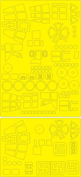 Heinkel He111H-20 EXPERT Painting Masks (ICM)  NWAM0726