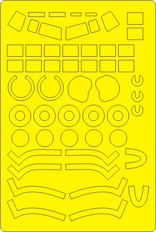 C47A Skytrain BASIC Painting Masks (Hobby Boss) NWAM0747