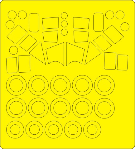 C27J Spartan BASIC Painting Masks (Italeri) NWAM0752