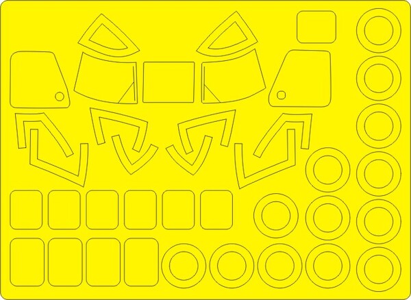 Sikorsky CH53 GS/G BASIC Painting Masks (Revell) NWAM0799