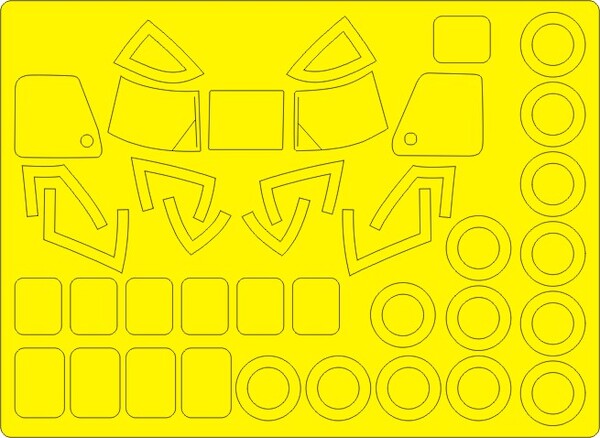 Sikorsky CH53 GS/G BASIC Painting Masks (Revell)  NWAM0799