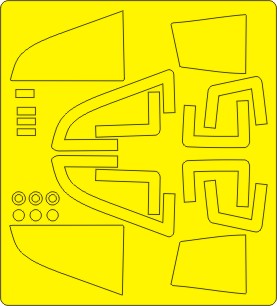 Sukhoi Su34 Fullback BASIC Painting Masks (Hobby Boss) NWAM0827