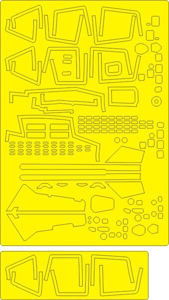 Sukhoi Su27UB Flanker B EXPERT kabuki masks Painting Masks (Great Wall Hobby)  NWAM0832