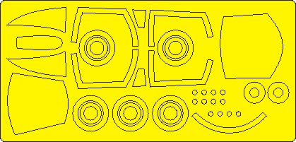 F4B Phantom II BASIC Painting Masks (Tamiya) NWAM0878