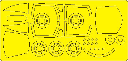 F4B Phantom II BASIC Painting Masks (Tamiya)  NWAM0878