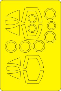 A4B/C/E/F Skyhawk EXPERT Painting Masks (Fujimi / Hobby 2000) NWAM0894