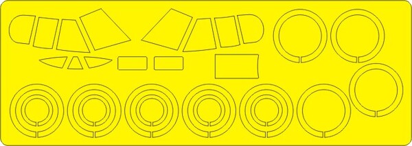 Boeing B52G/H Stratofortress BASIC Painting Masks (AMT, Italeri) NWAM0902