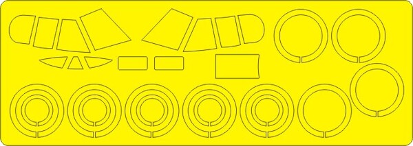 Boeing B52G/H Stratofortress  BASIC Painting Masks (AMT, Italeri)  NWAM0902