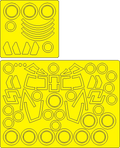 CH47A Chinook ADVANCED Painting Masks (Hobby Boss) NWAM0944