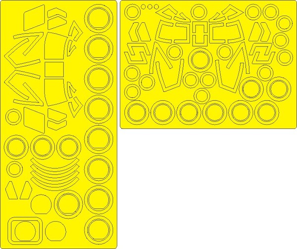 CH47A Chinook EXPERT Painting Masks (Hobby Boss) NWAM0945