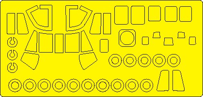 Sikorsky SHH-3D/G/H SH-3D+Apollo S-61A AEW.2 Sea King BASIC Painting Masks (Dragon/Cyber Hobby) NWAM0976