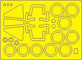Sukhoi Su25 Frogfoot BASIC Painting Masks (Zvezda) NWAM0980