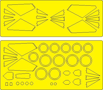F117 EXPERT Painting Masks (Academy) NWAM0998