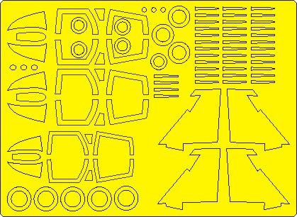 F4EJ Phantom II ADVANCED Painting Masks (Fine Molds) NWAM1021