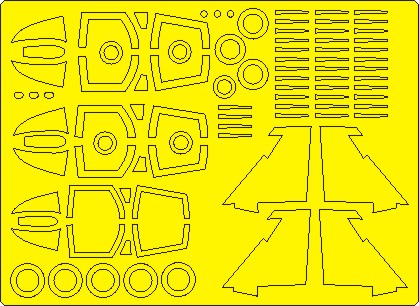 F4EJ Phantom II EXPERT Painting Masks (Fine Molds)  NWAM1022