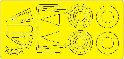 A10A/C Thunderbolt BASIC Painting Masks (Hobby Boss) NWAM1025
