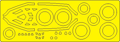 F35A Lightning BASIC Painting Masks (Tamiya) NWAM1037
