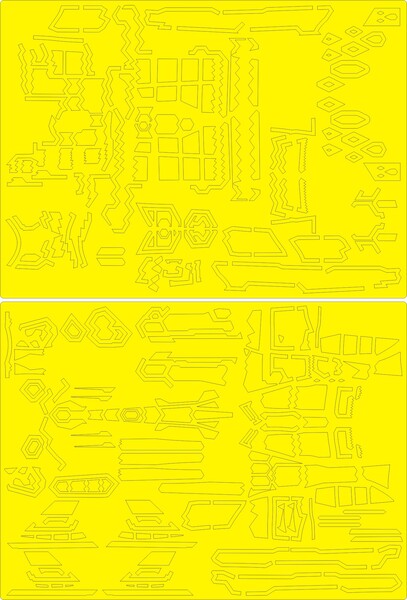 F35A Lightning RAM Panels Painting Masks (Tamiya) NWAM1039