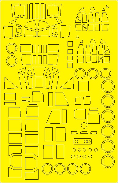 Avro Anson MK1 BASIC Painting Masks (Airfix) NWAM1047