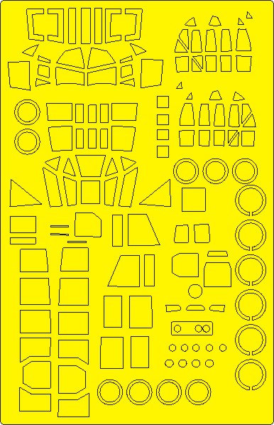 Avro Anson MK1 BASIC Painting Masks (Airfix)  NWAM1047