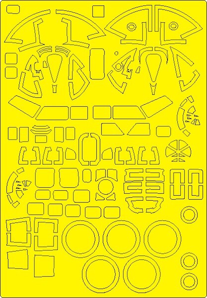 B17F Flying Fortress  BASIC Painting Masks (Hong Kong Models)  NWAM1049