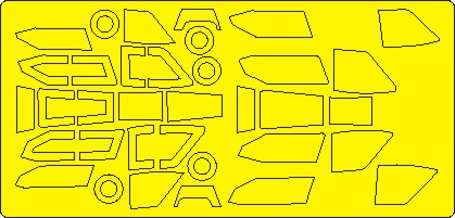 AH64D Block II Apache EXPERT Painting Masks (Academy) NWAM1061