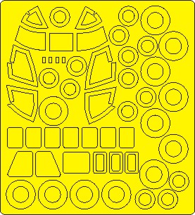 Sikorsky CH53D BASIC Painting Masks (Academy)  NWAM1064