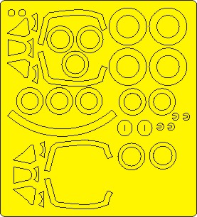 Supermarien Spitfire MKXIV/ MKXVIII EXPERT Painting Masks (Airfix) NWAM1081