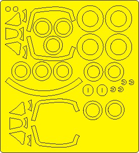 Supermarien Spitfire MKXIV/ MKXVIII EXPERT Painting Masks (Airfix)  NWAM1081