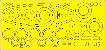 F16A MLU NATO Viper / F16C Block 25/42 BASIC Painting Masks (Kinetic new) NWAM1085