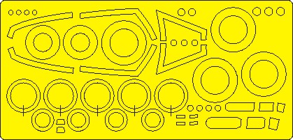 F16A MLU NATO Viper / F16C Block 25/42 BASIC Painting Masks (Kinetic new)  NWAM1085